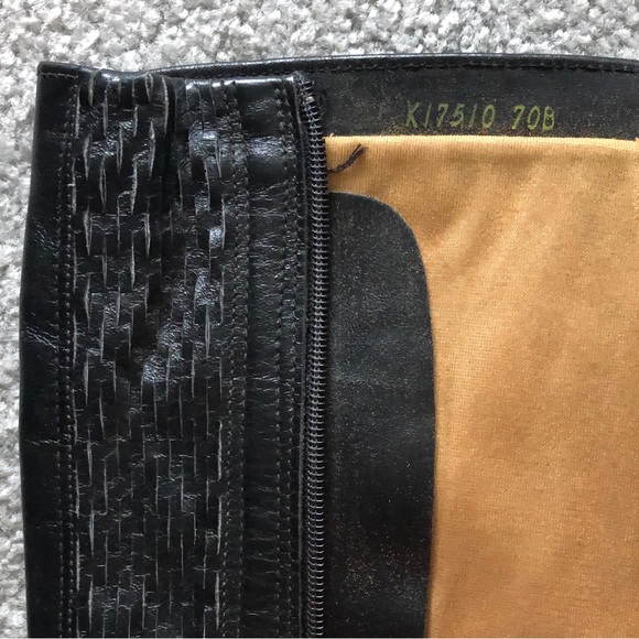 VINTAGE Black Leather boots, ladies size 6.5 - Picture 3 of 6